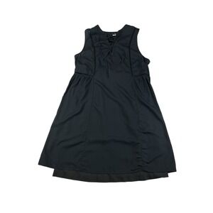 Old Navy Women's Sleeveless Black Lace-Up A-Line Dress Size M Medium Whimsigoth